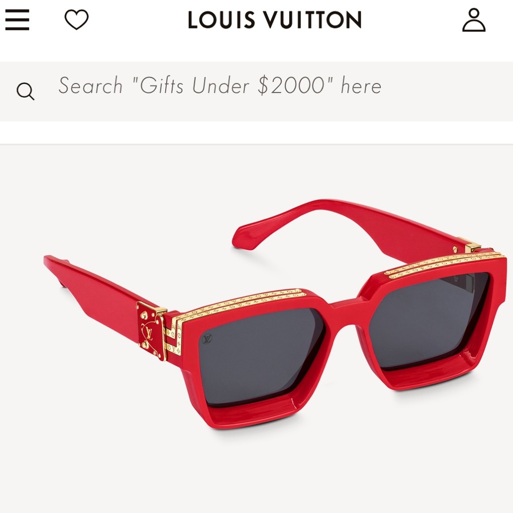 Louis Vuitton 1.1 Millionaire Red Sunglasses - Picture 3 of 10